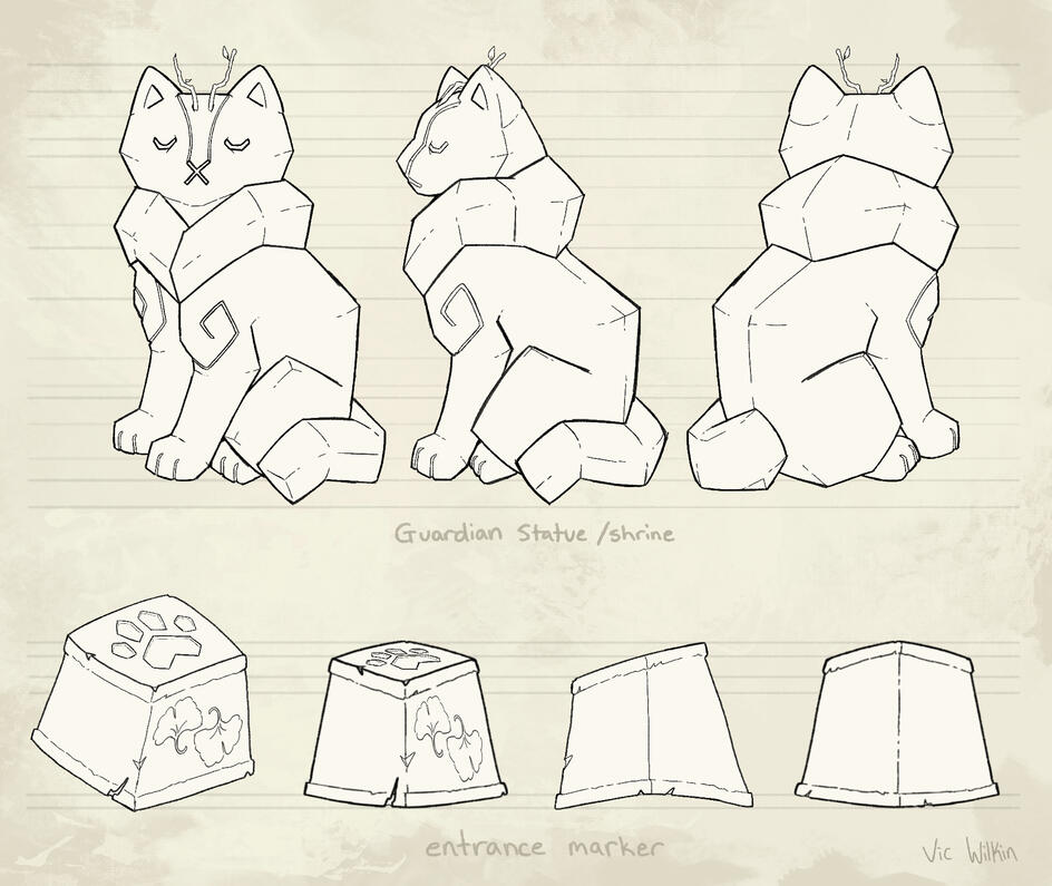 Object Model Sheet - Carved stones