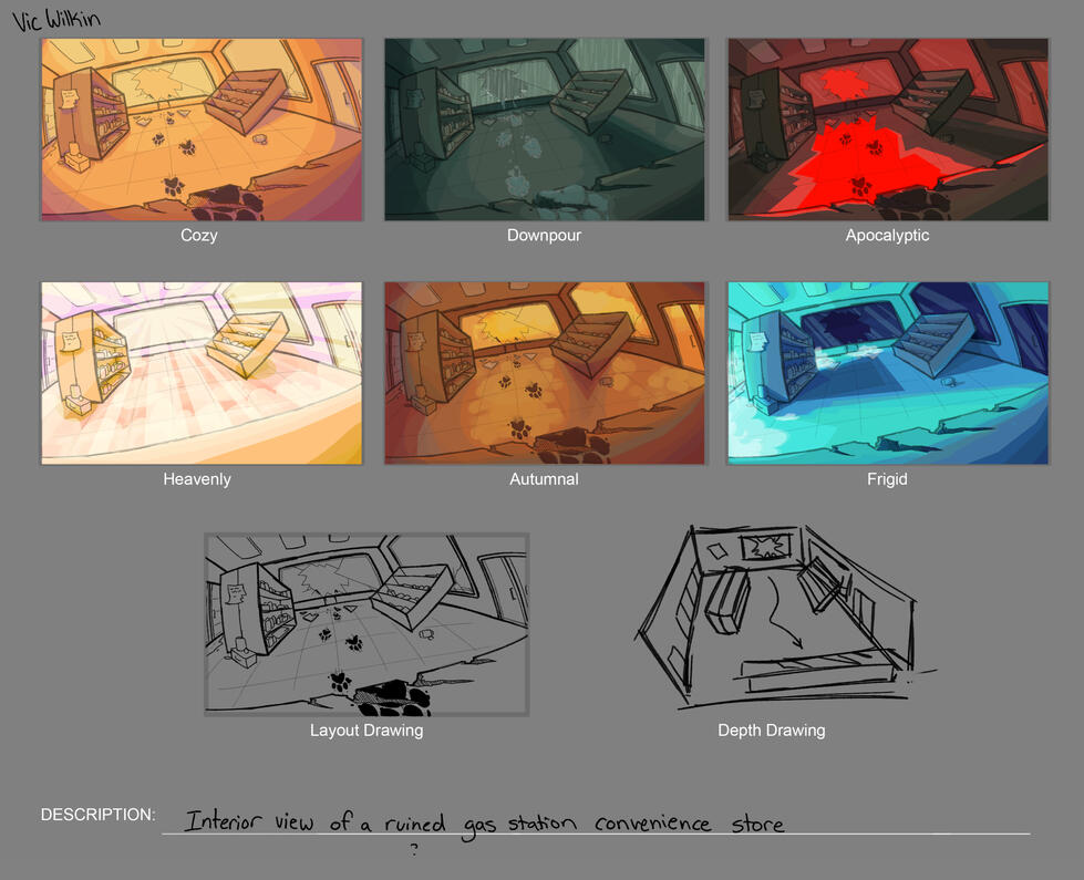 "Break-In" - Color Mood Exercise