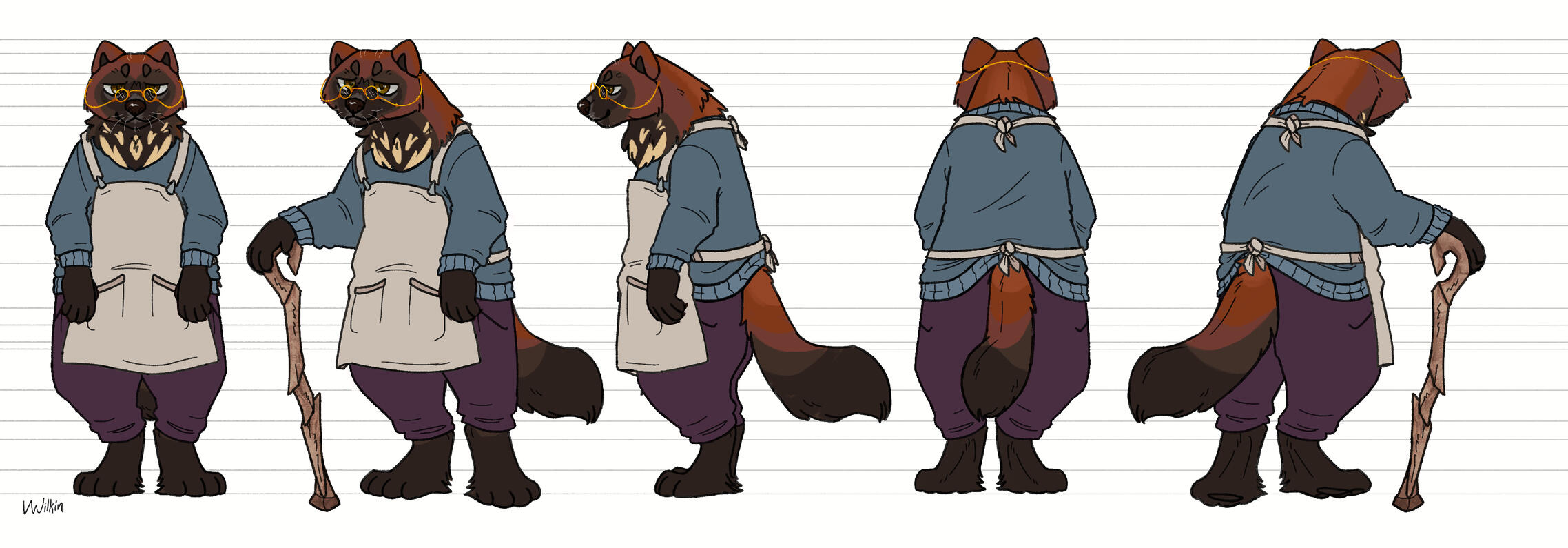 Old Wolverine - reference sheet