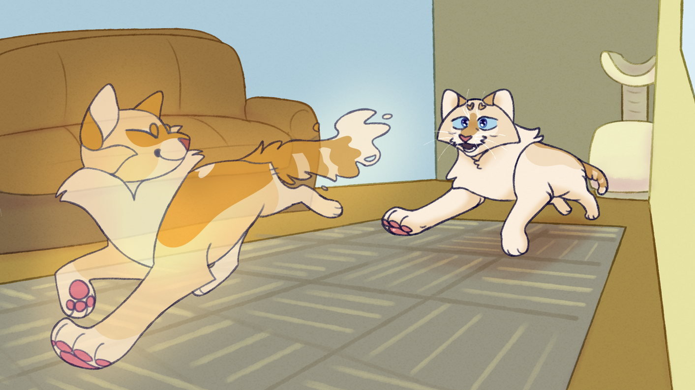 Blizzard & the Ghost - initial concept art